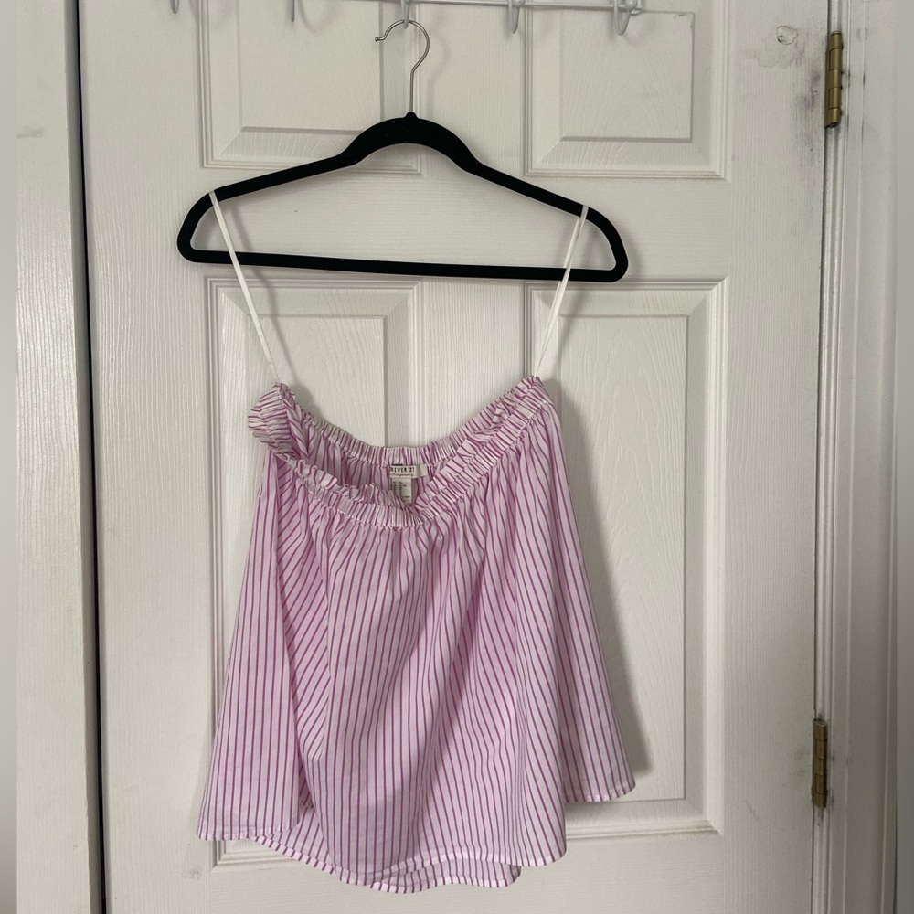 Strapless shirt